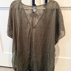 H&M Olive Green Swim Coverup
